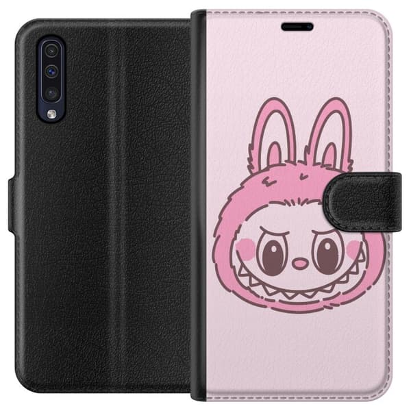 Samsung Galaxy A50 Tegnebogsetui Labubu Dyrekreds Bunny Udgave