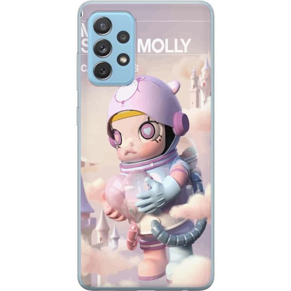 Samsung Galaxy A52 5G Gennemsigtig cover Mega Space Molly Care Bears Series - Share Bear Edition