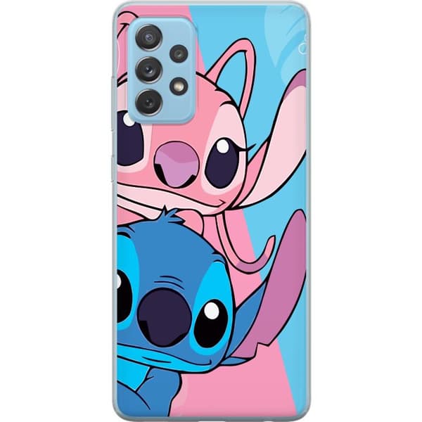 Samsung Galaxy A52 5G Läpinäkyvä kuori Stitch & Angel