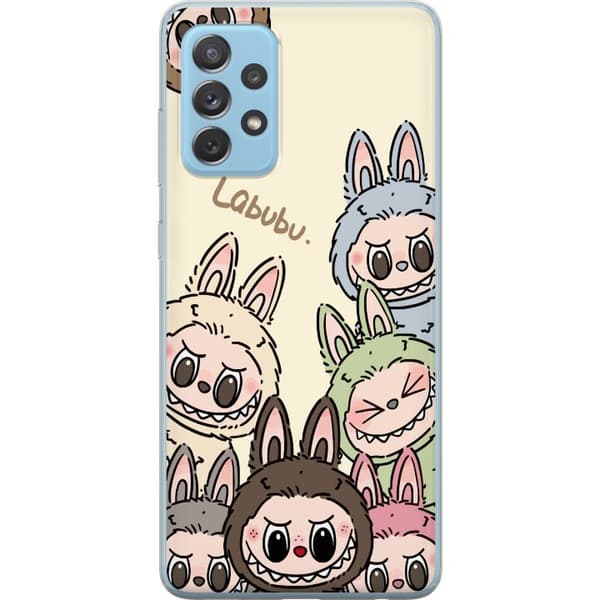 Samsung Galaxy A52 5G Läpinäkyvä kuori Labubu Pastel Collection