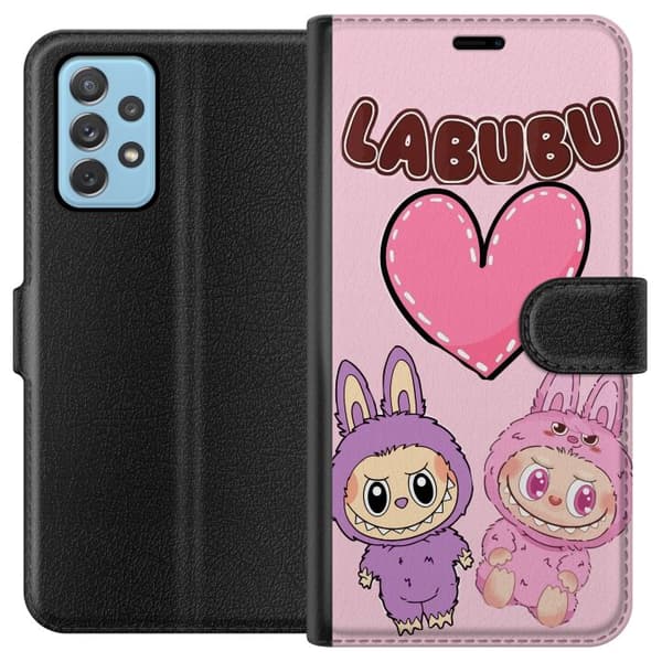 Samsung Galaxy A52 5G Plånboksfodral Labubu Pink Monster