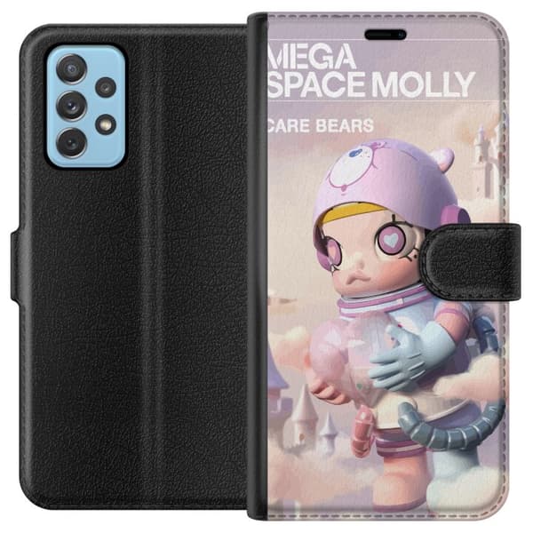 Samsung Galaxy A52 5G Tegnebogsetui Mega Space Molly Care Bears Series - Share Bear Edition