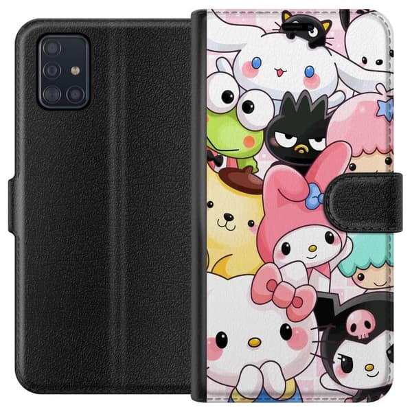 Samsung Galaxy A51 Tegnebogsetui Kawaii Sanrio Crew
