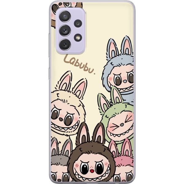 Samsung Galaxy A52s 5G Läpinäkyvä kuori Labubu Pastel Collection