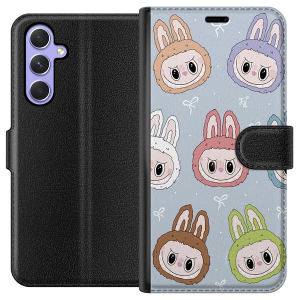 Samsung Galaxy A54 Plånboksfodral Pastel Labubu