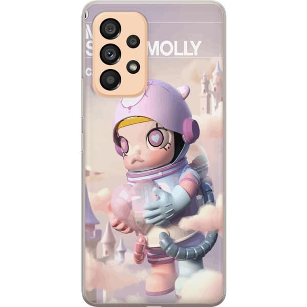 Samsung Galaxy A53 5G Genomskinligt Skal Mega Space Molly Care Bears Series - Share Bear Edition