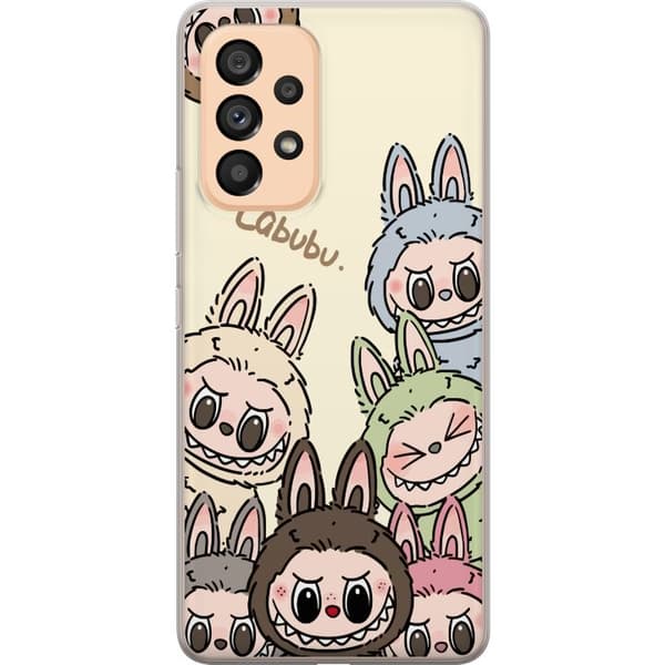 Samsung Galaxy A53 5G Gennemsigtig cover Labubu Pastel Collection