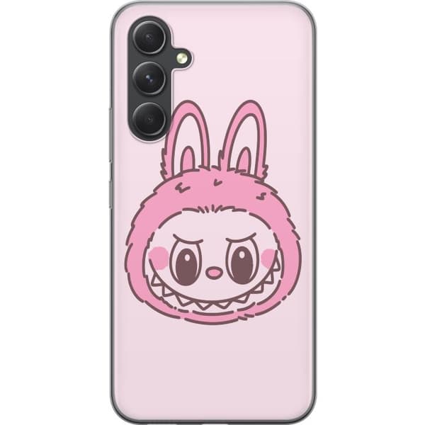 Samsung Galaxy A55 Gennemsigtig cover Labubu Dyrekreds Bunny Udgave