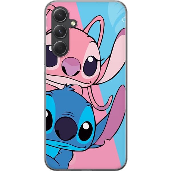 Samsung Galaxy A55 Genomskinligt Skal Stitch & Angel