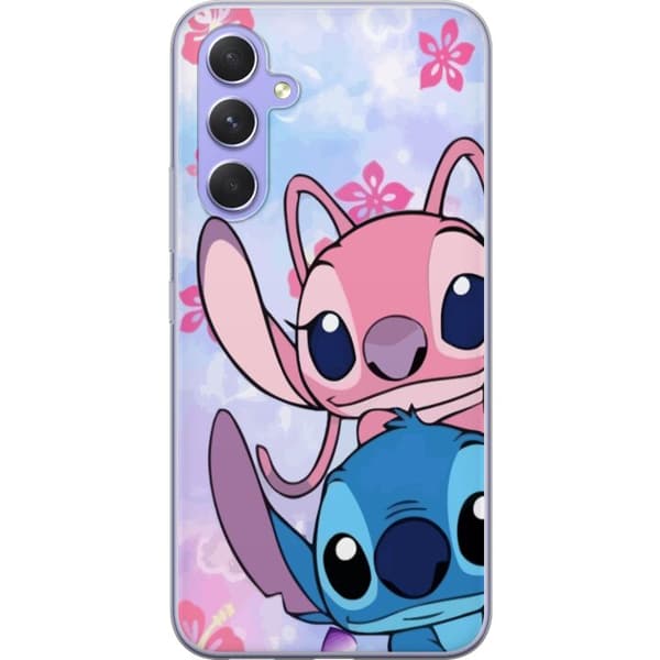 Samsung Galaxy A54 Genomskinligt Skal Stitch & Angel