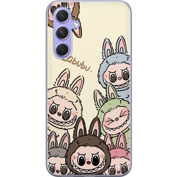 Samsung Galaxy A54 Läpinäkyvä kuori Labubu Pastel Collection