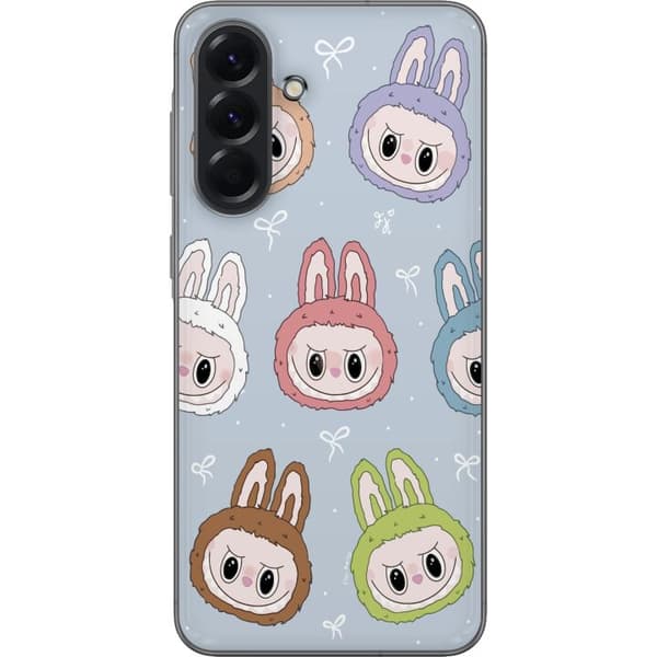 Samsung Galaxy A56 Genomskinligt Skal Pastel Labubu