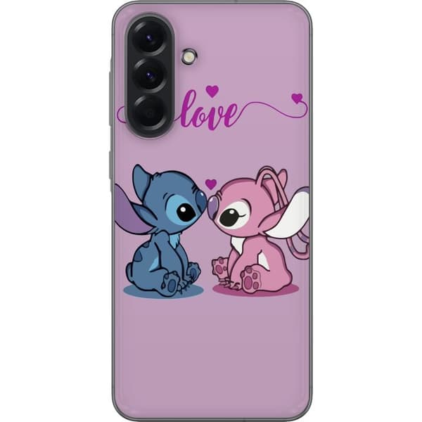 Samsung Galaxy A56 Genomskinligt Skal Lilo & Stitch – Angel Edition