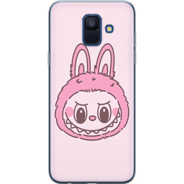 Samsung Galaxy A6 (2018) Gennemsigtig cover Labubu Dyrekreds Bunny Udgave