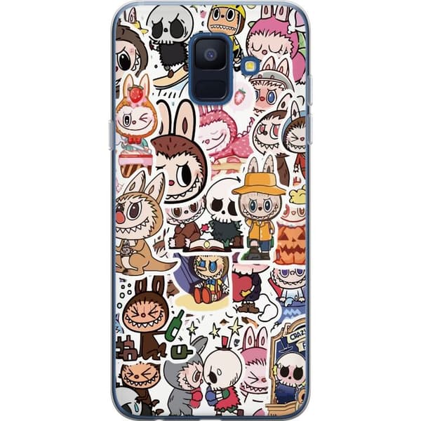 Samsung Galaxy A6 (2018) Gennemsigtig cover Labubu All-Stars – POP MART Specialudgave