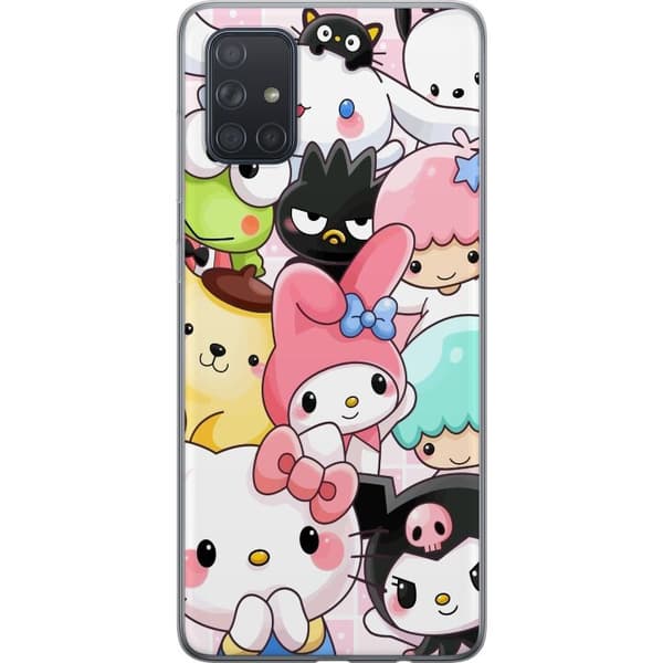 Samsung Galaxy A71 Genomskinligt Skal Kawaii Sanrio Crew