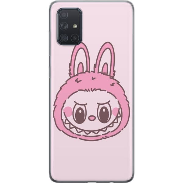 Samsung Galaxy A71 Läpinäkyvä kuori Labubu Eläinradan Bunny-versio