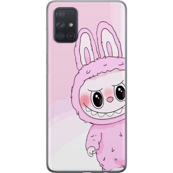 Samsung Galaxy A71 Genomskinligt Skal Labubu Bunny Series
