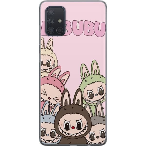 Samsung Galaxy A71 Läpinäkyvä kuori Labubu Classics