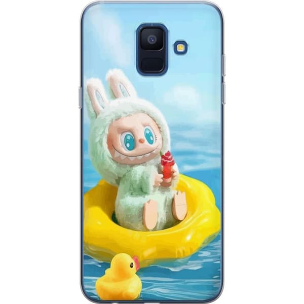 Samsung Galaxy A6 (2018) Genomskinligt Skal Labubu Macaron Series