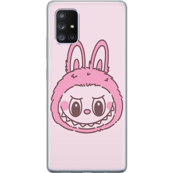 Samsung Galaxy A71 5G Gjennomsiktig deksel Labubu Dyrekretsbunnyutgave