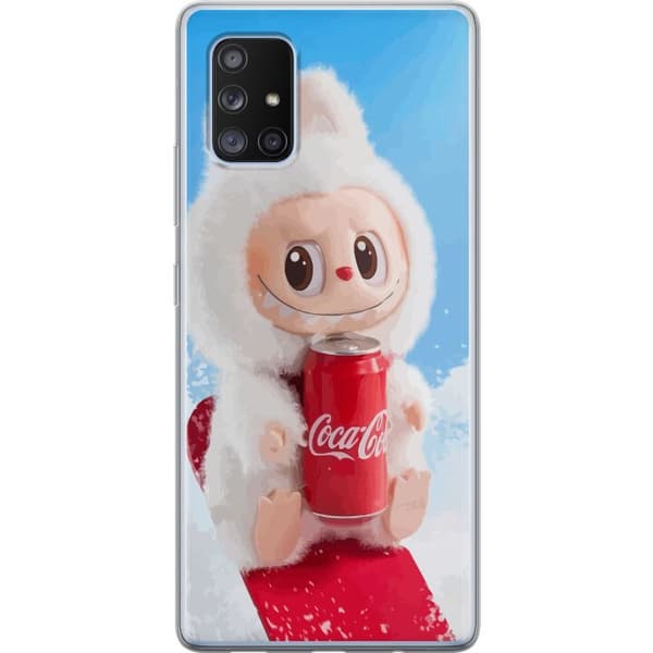 Samsung Galaxy A71 5G Genomskinligt Skal Labubu Summer Edition