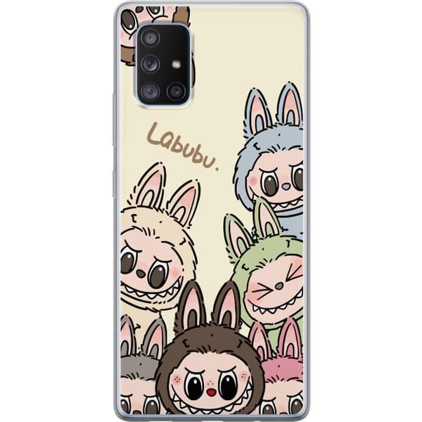 Samsung Galaxy A71 5G Läpinäkyvä kuori Labubu Pastel Collection