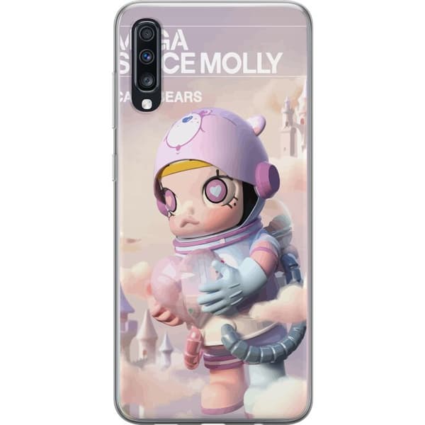 Samsung Galaxy A70 Genomskinligt Skal Mega Space Molly Care Bears Series - Share Bear Edition
