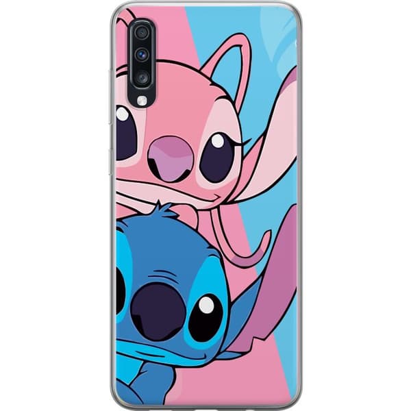 Samsung Galaxy A70 Gennemsigtig cover Stitch & Angel