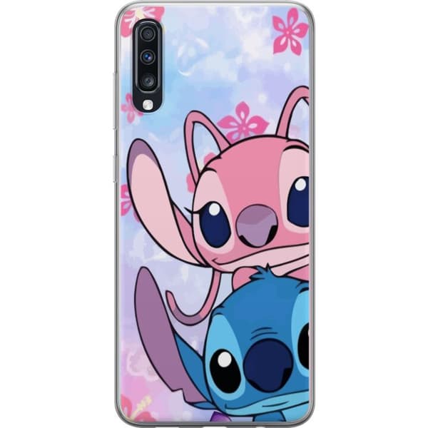 Samsung Galaxy A70 Genomskinligt Skal Stitch & Angel
