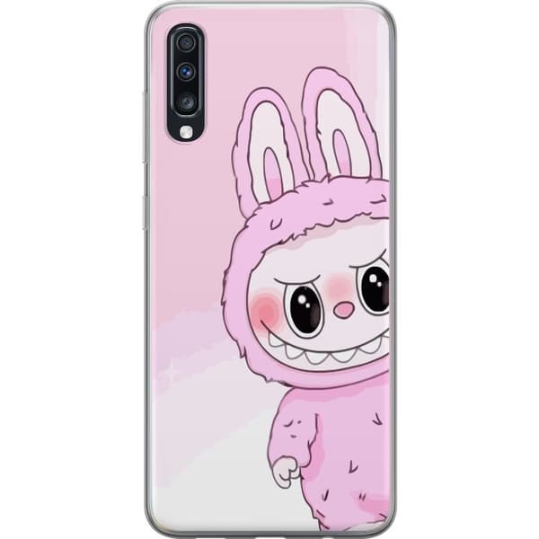 Samsung Galaxy A70 Gennemsigtig cover Labubu Kanin-serien