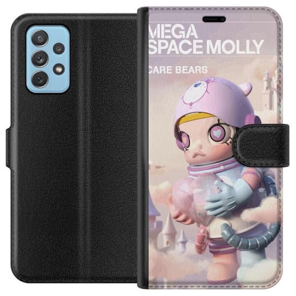Samsung Galaxy A72 5G Lompakkokotelo Mega Space Molly Care Bears Series - Share Bear Edition