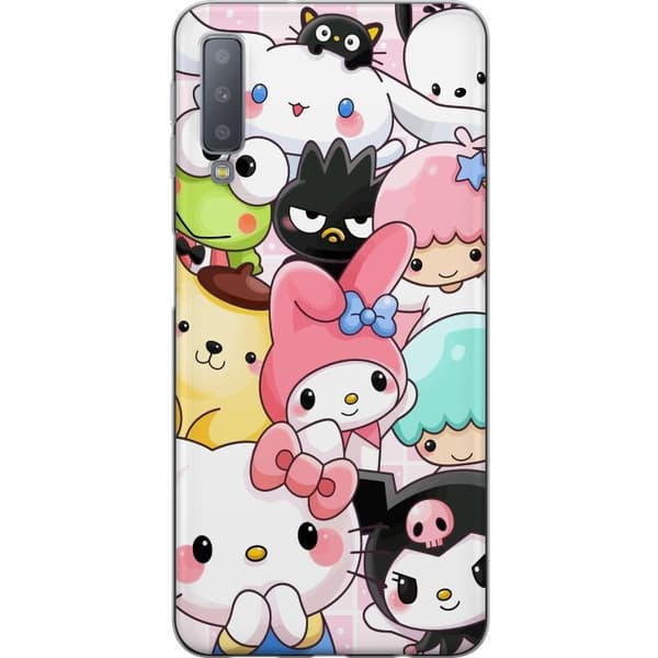 Samsung Galaxy A7 (2018) Gjennomsiktig deksel Kawaii Sanrio Crew