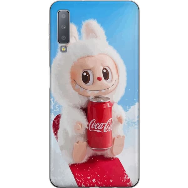 Samsung Galaxy A7 (2018) Gjennomsiktig deksel Labubu Summer Edition