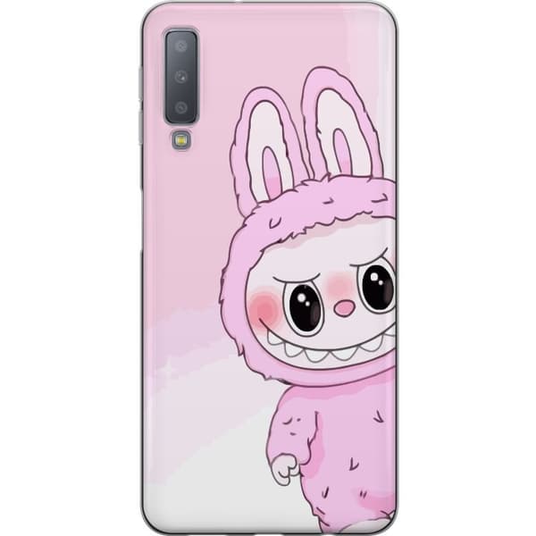 Samsung Galaxy A7 (2018) Läpinäkyvä kuori Labubu Jänis-sarja