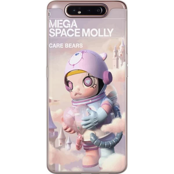 Samsung Galaxy A80 Gennemsigtig cover Mega Space Molly Care Bears Series - Share Bear Edition