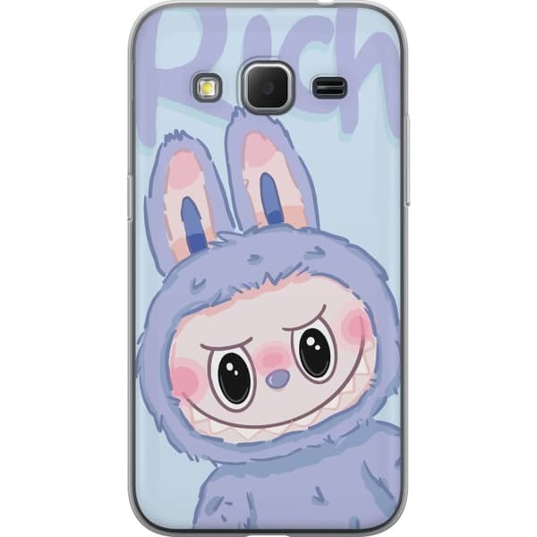 Samsung Galaxy Core Prime Gennemsigtig cover Blå Kanin Labubu