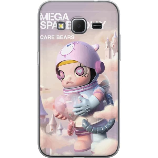 Samsung Galaxy Core Prime Gjennomsiktig deksel Mega Space Molly Care Bears Series - Share Bear Edition