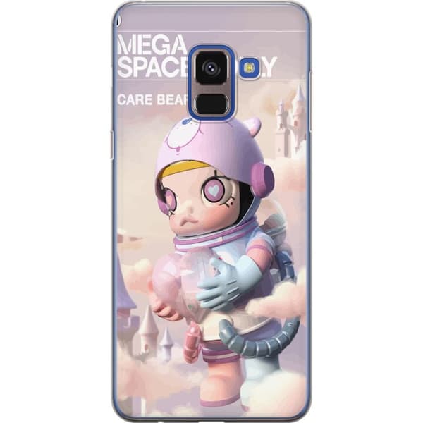 Samsung Galaxy A8 (2018) Gjennomsiktig deksel Mega Space Molly Care Bears Series - Share Bear Edition
