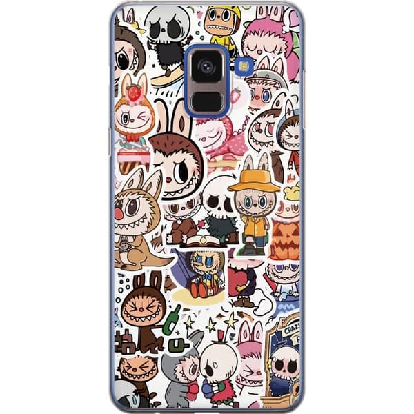 Samsung Galaxy A8 (2018) Gennemsigtig cover Labubu All-Stars – POP MART Specialudgave