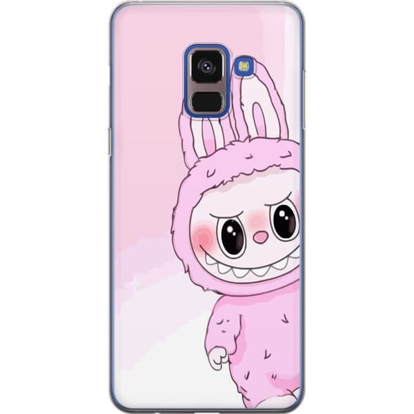 Samsung Galaxy A8 (2018) Genomskinligt Skal Labubu Bunny Series