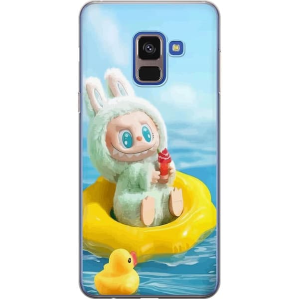 Samsung Galaxy A8 (2018) Gjennomsiktig deksel Labubu Macaron-serien