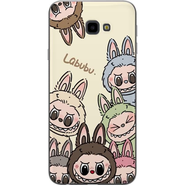 Samsung Galaxy J4+ Läpinäkyvä kuori Labubu Pastel Collection