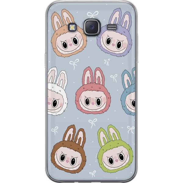 Samsung Galaxy J5 Gjennomsiktig deksel Pastel Labubu