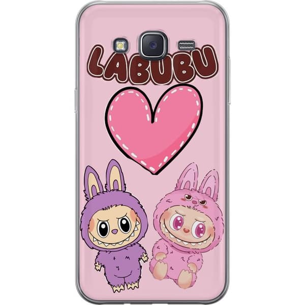 Samsung Galaxy J5 Gjennomsiktig deksel Labubu Pink Monster
