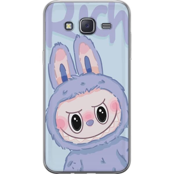 Samsung Galaxy J5 Läpinäkyvä kuori Sininen Jänis Labubu
