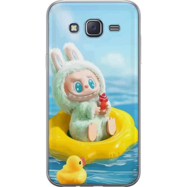 Samsung Galaxy J5 Gjennomsiktig deksel Labubu Macaron-serien