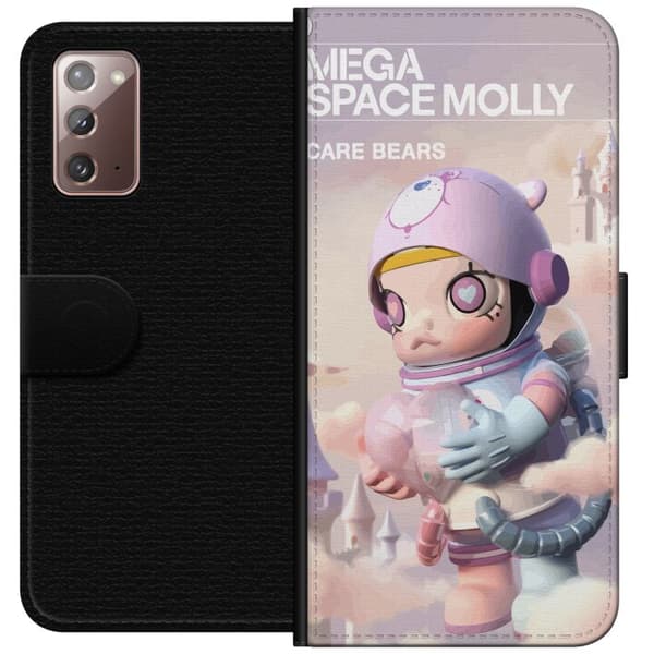 Samsung Galaxy Note20 Tegnebogsetui Mega Space Molly Care Bears Series - Share Bear Edition