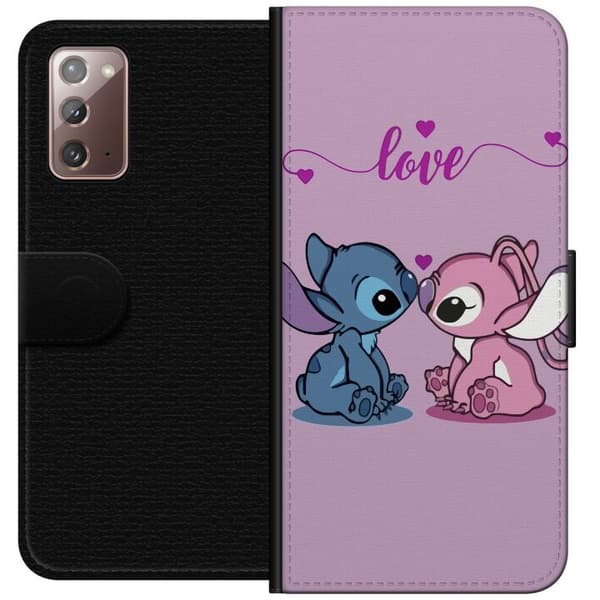 Samsung Galaxy Note20 Lommeboketui Lilo & Stitch – Angel Edition