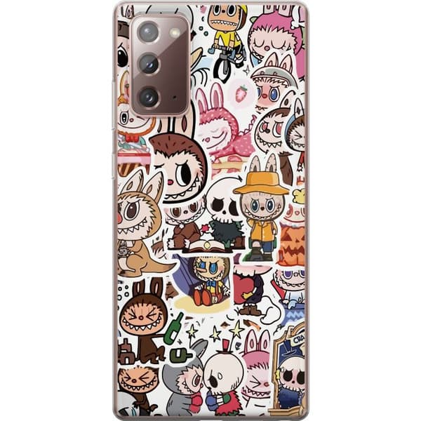 Samsung Galaxy Note20 Läpinäkyvä kuori Labubu All-Stars – POP MART Erikoispainos